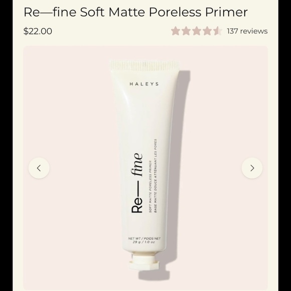 New Haley’s Refine Soft Matte Poreless Primer - Picture 5 of 10